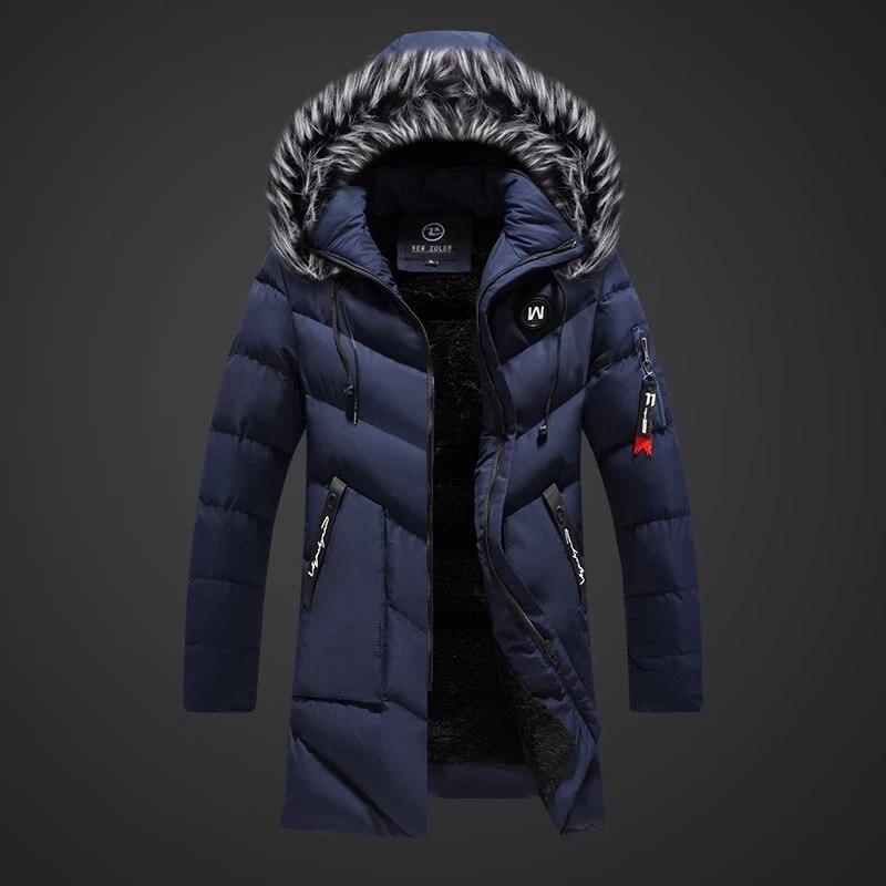 Ryan Manteau Homme d’Hiver – Isolation Chaude, Tissu Déperlant & Capuche Ajustable
