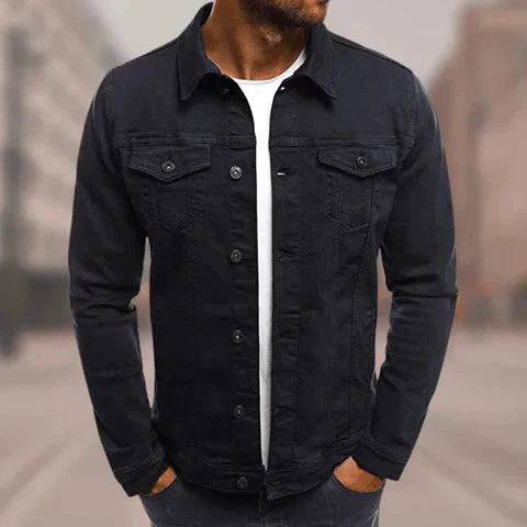 Ethan Manteau Homme – Jachetă elegantă cu închidere cu nasturi, stil clasic și modern