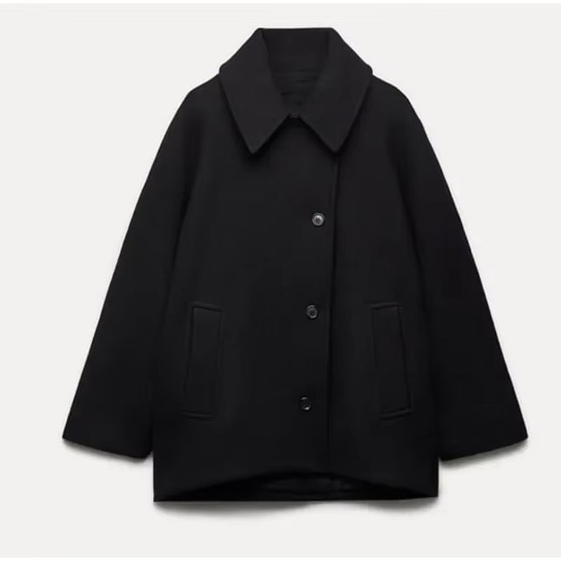 Lainey Manteau Femme – Elegantní a pohodlný oversize vlněný kabát na zimu