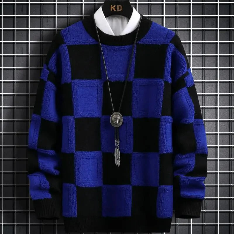 Maglione in cashmere da uomo Ythan – Classico girocollo, vestibilità regolare e morbido comfort