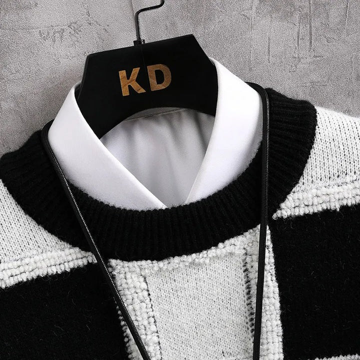 Maglione in cashmere da uomo Ythan – Classico girocollo, vestibilità regolare e morbido comfort