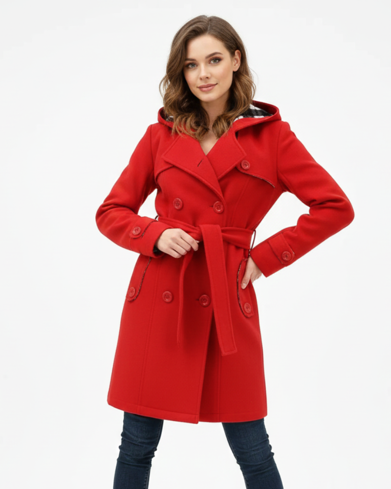 Issa trenchcoat dame – elegant kåpe med belte og innsvingt passform for høst og vinter