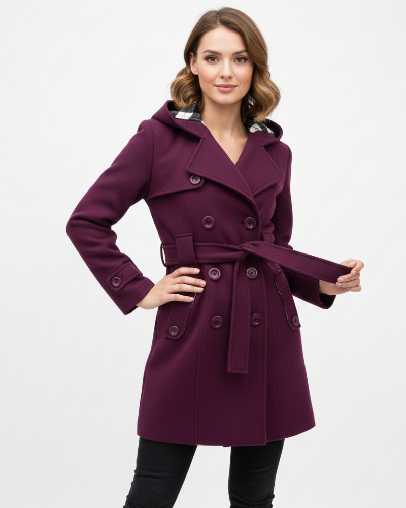 Issa trenchcoat dame – elegant kåpe med belte og innsvingt passform for høst og vinter
