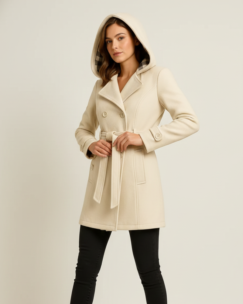 Issa trenchcoat dame – elegant kåpe med belte og innsvingt passform for høst og vinter