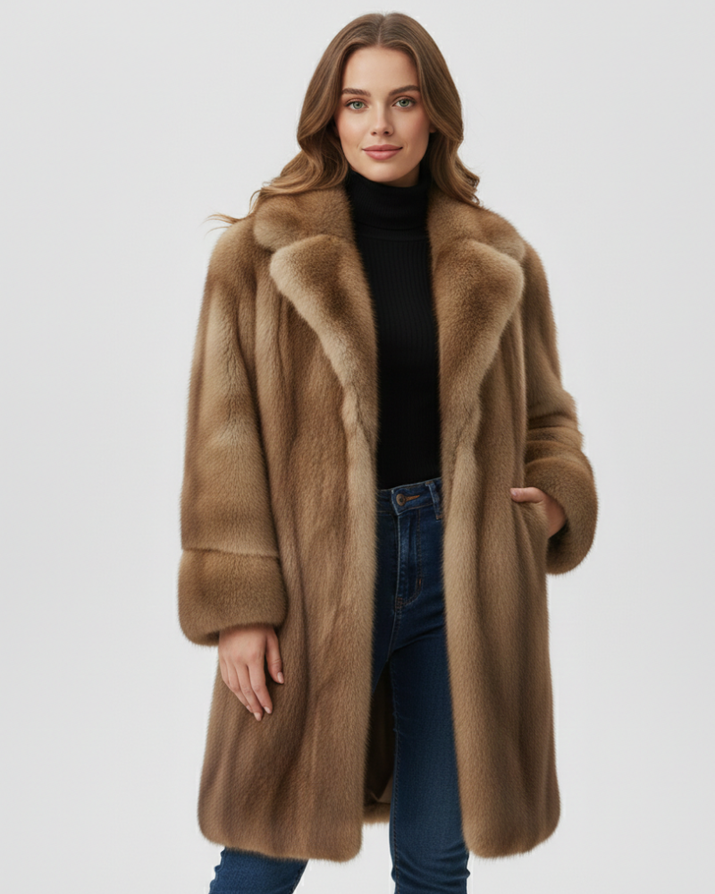Helene Manteau Long d’Hiver Női – Elegáns Meleg Dzseki Tartós Szálakból & Kényelmes Vágás