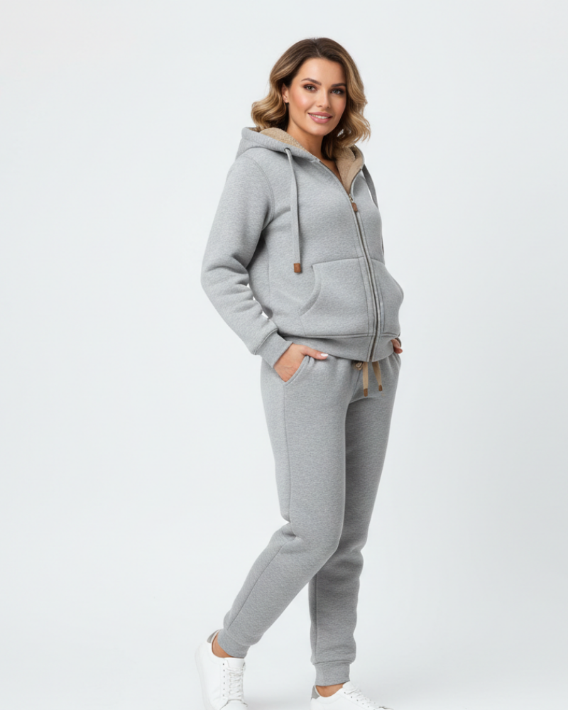 Arianna Zestaw Homewear Damski – Miękki Dwuczęściowy Strój z Ciepłego i Wygodnego Aksamitnego Materiału