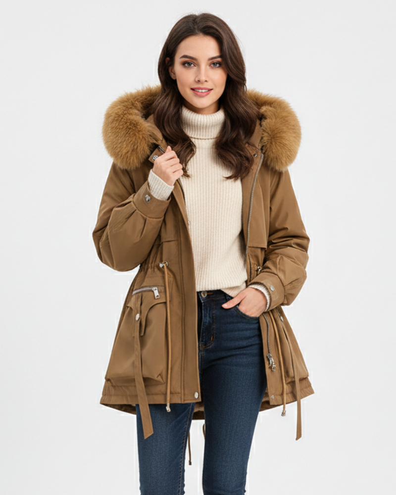 Nina Abrigo de Invierno para Mujer – Chaqueta Caliente Elegante con Corte Favorecedor y Aislamiento Térmico