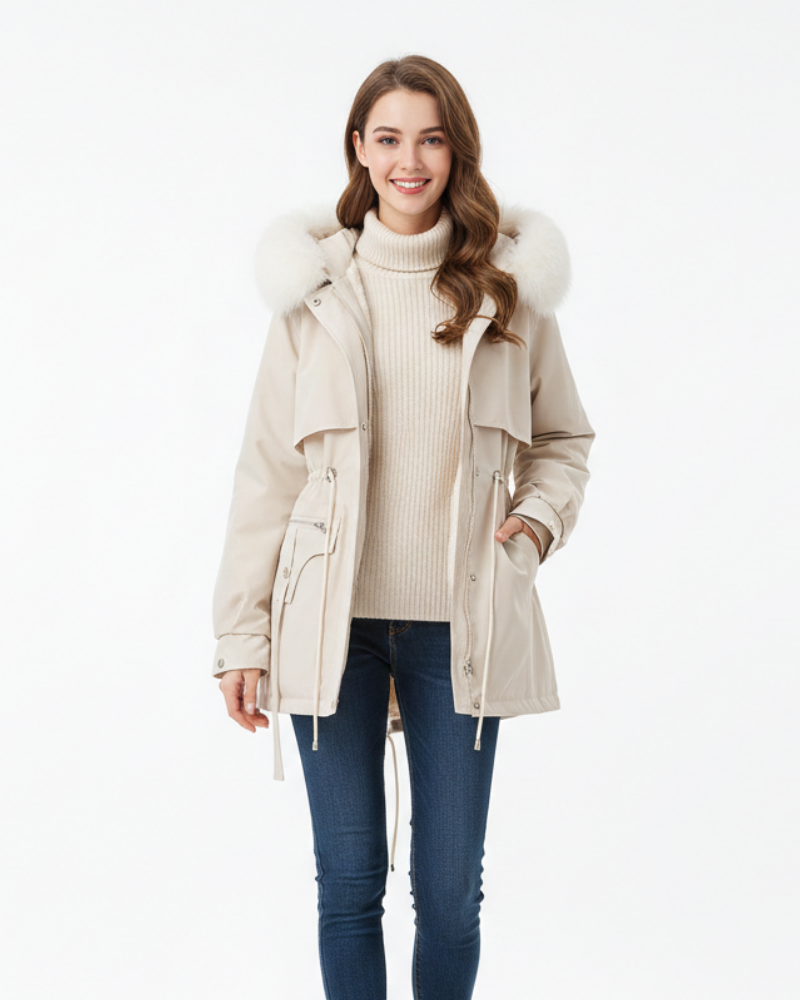 Nina Abrigo de Invierno para Mujer – Chaqueta Caliente Elegante con Corte Favorecedor y Aislamiento Térmico