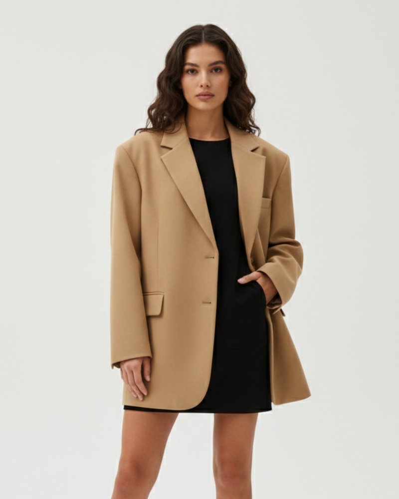 Sherry Blazer Oversize Femme – Elegantní bunda s volným střihem a nadčasově moderním stylem