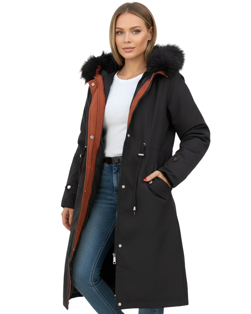 Bellamy Women's Waterproof Coat – Long Hood, Removable Lining & All-Season Protection