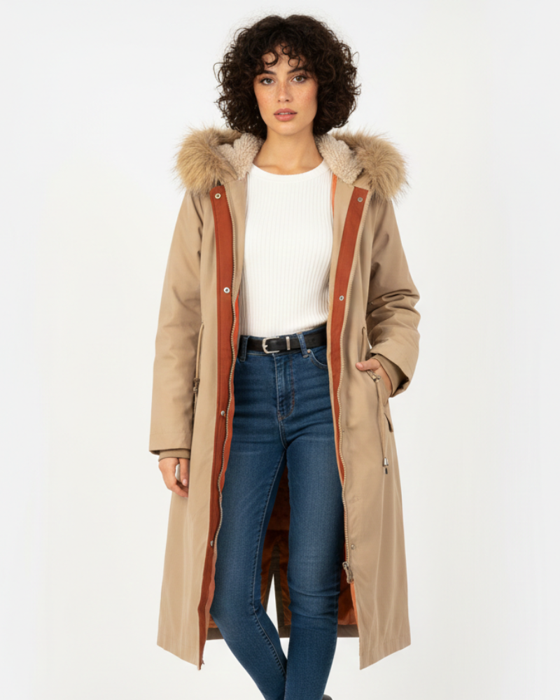 Bellamy Women's Waterproof Coat – Long Hood, Removable Lining & All-Season Protection
