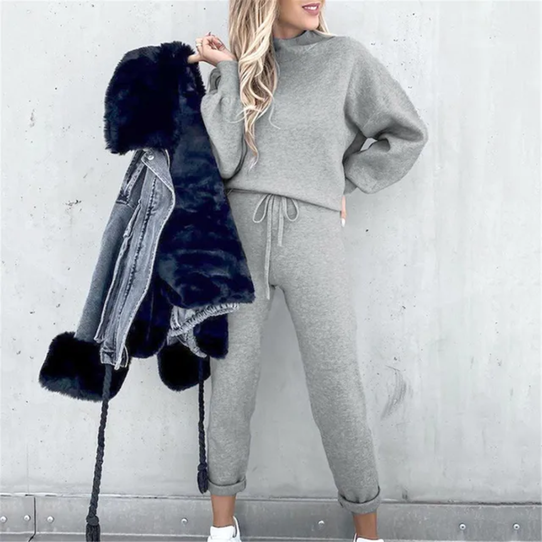 Jane Dames Trainingspak – Comfortabele & Stijlvolle Set van Zacht Ademend Stof