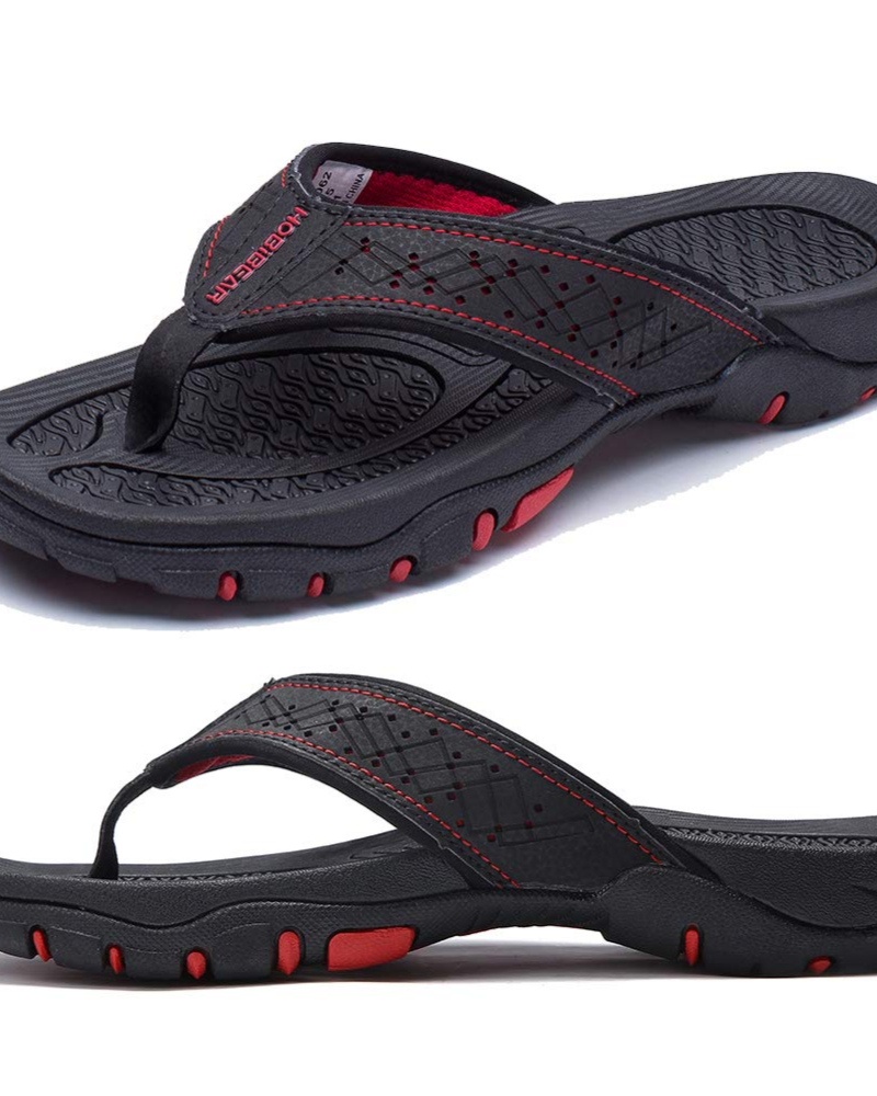 Kiel Tongs Homme – Sandales Confort Antidérapantes avec Soutien de Voûte, Style Plage Été