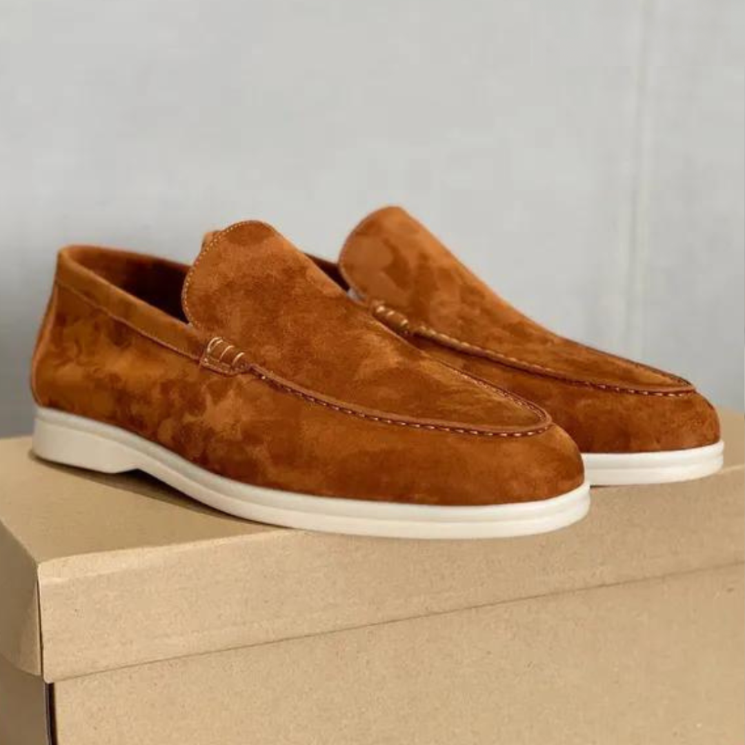 Mokasyny męskie Lorenzo – eleganckie buty wsuwane z wygodną wyściółką i elastyczną podeszwą