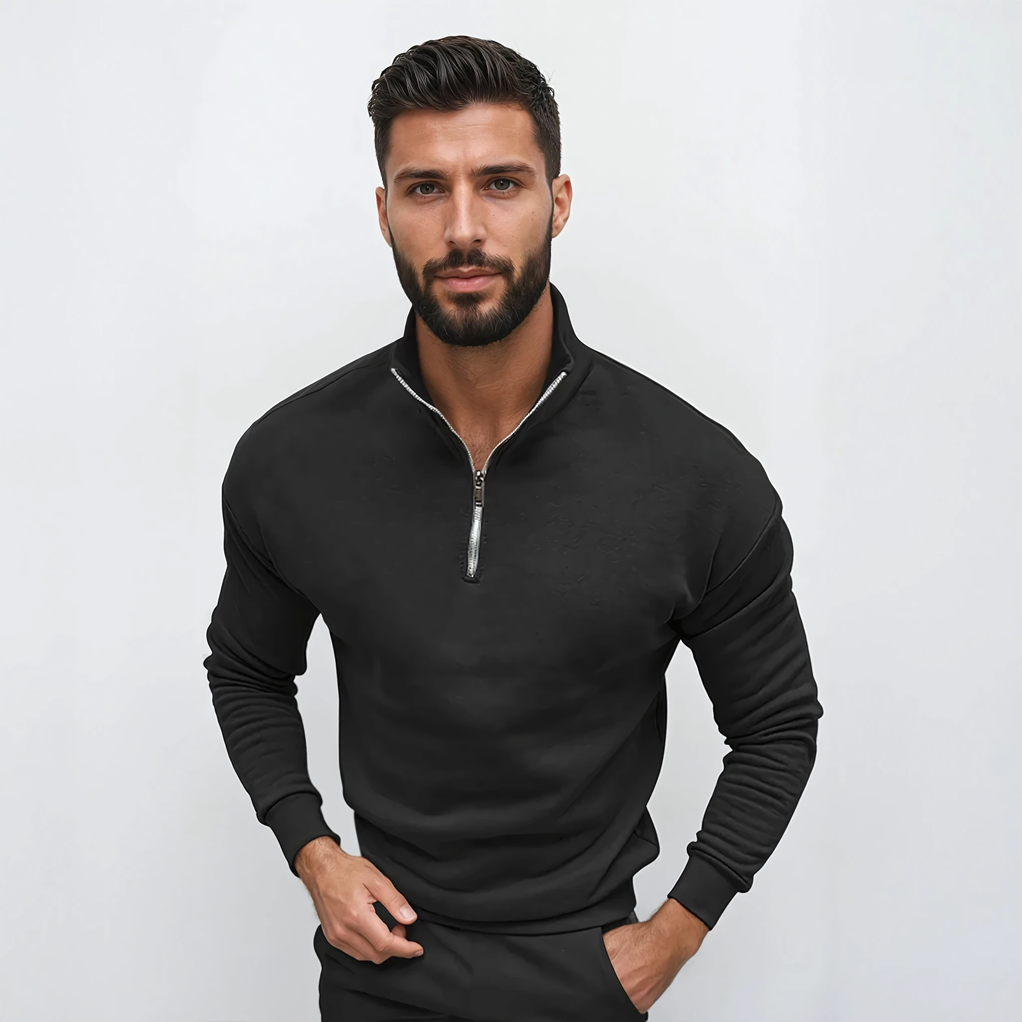 Lorence Pull Demi-Zip Ανδρικό – Μαλακό Μοντέρνο Πλεκτό με Κομψή και Άνετη Γραμμή