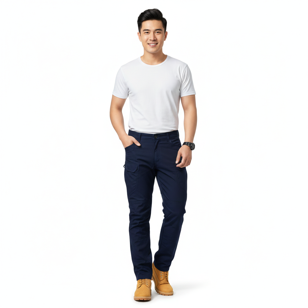 Markl Calças Táticas para Homem Impermeáveis – Multi-Bolsos, Reforçadas e para Exterior