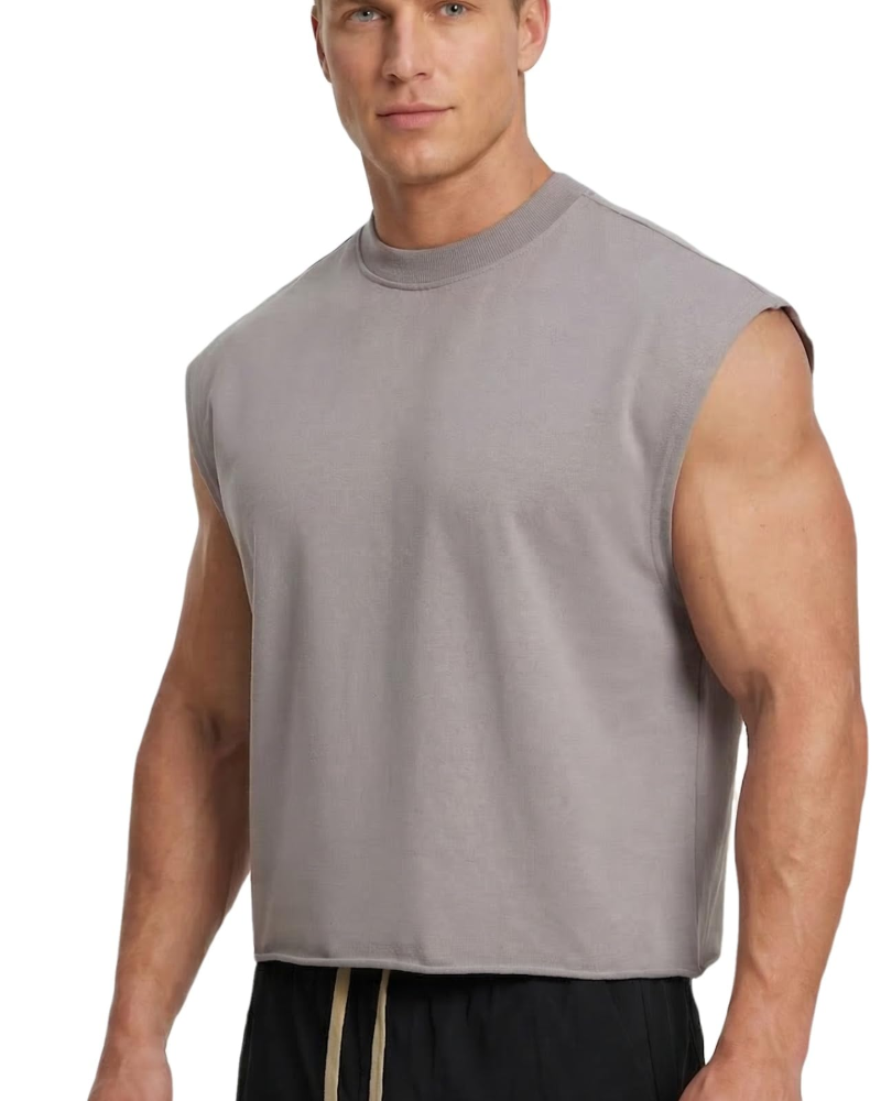 Zayn muški top – kratki široki top, streetwear French Terry