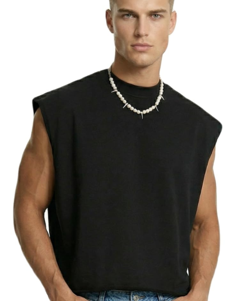 Zayn muški top – kratki široki top, streetwear French Terry