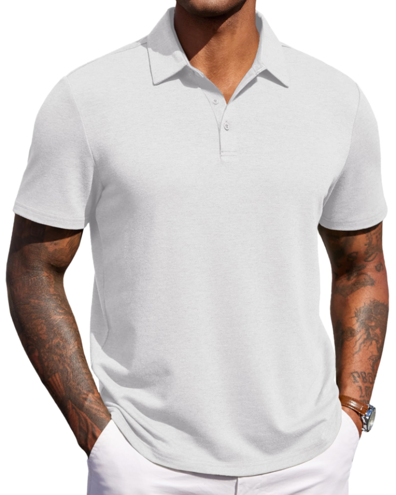 Maxime Herren-Poloshirt – Kurzärmeliges, Atmungsaktives Polo im Golf- und Eleganten Freizeitstil