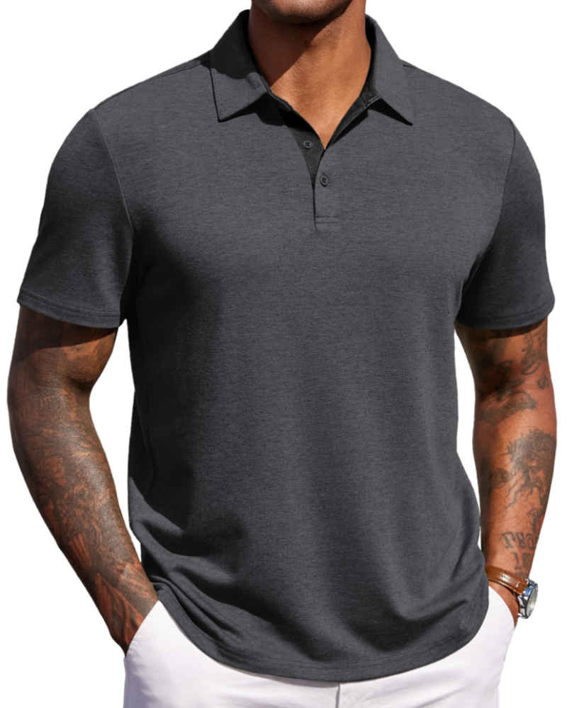 Maxime Herren-Poloshirt – Kurzärmeliges, Atmungsaktives Polo im Golf- und Eleganten Freizeitstil