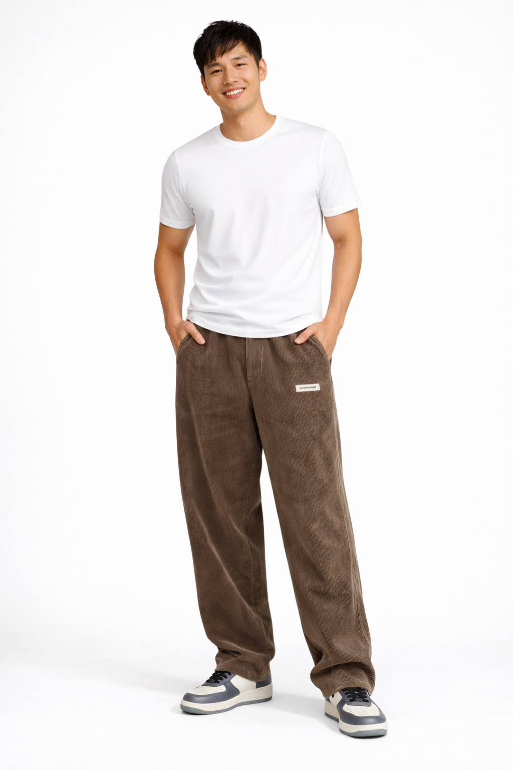 Noahry Herren Cordhose Loose Fit – Gerade Passform, Komfort & Streetwear-Stil