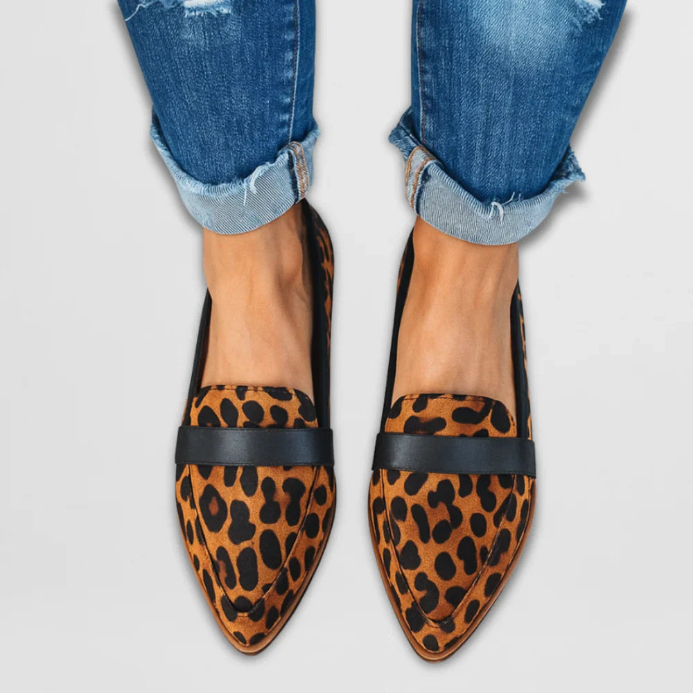 Nora Mocassins Femme – Chaussures Élégantes en Daim avec Bout Pointu & Style Polyvalent