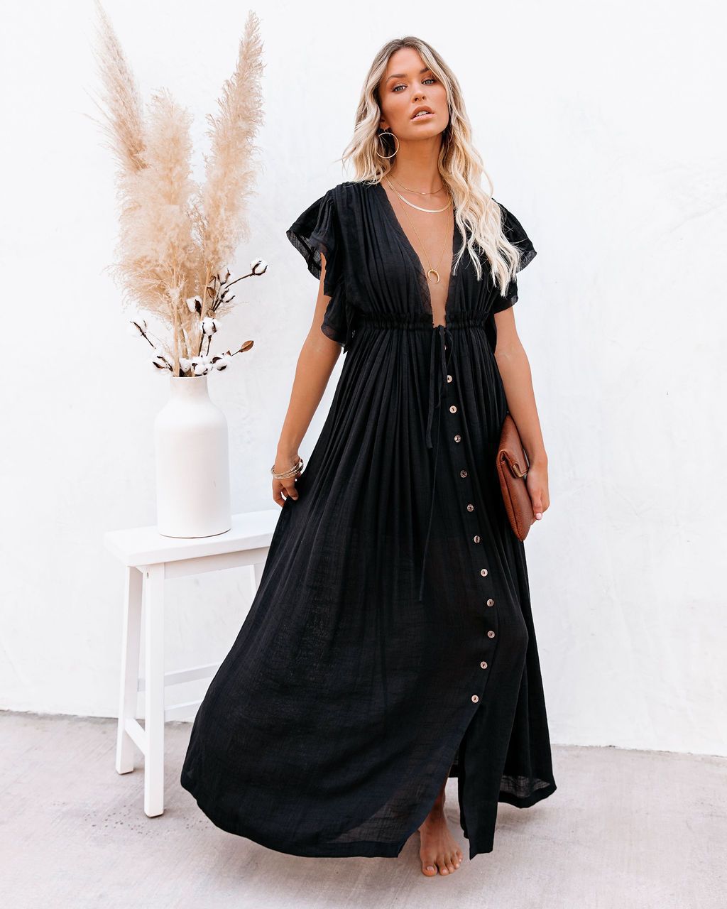 Sommerlanges Kleid für Damen Adalise – Leichtes und fließendes Design für warme, elegante und bequeme Tage
