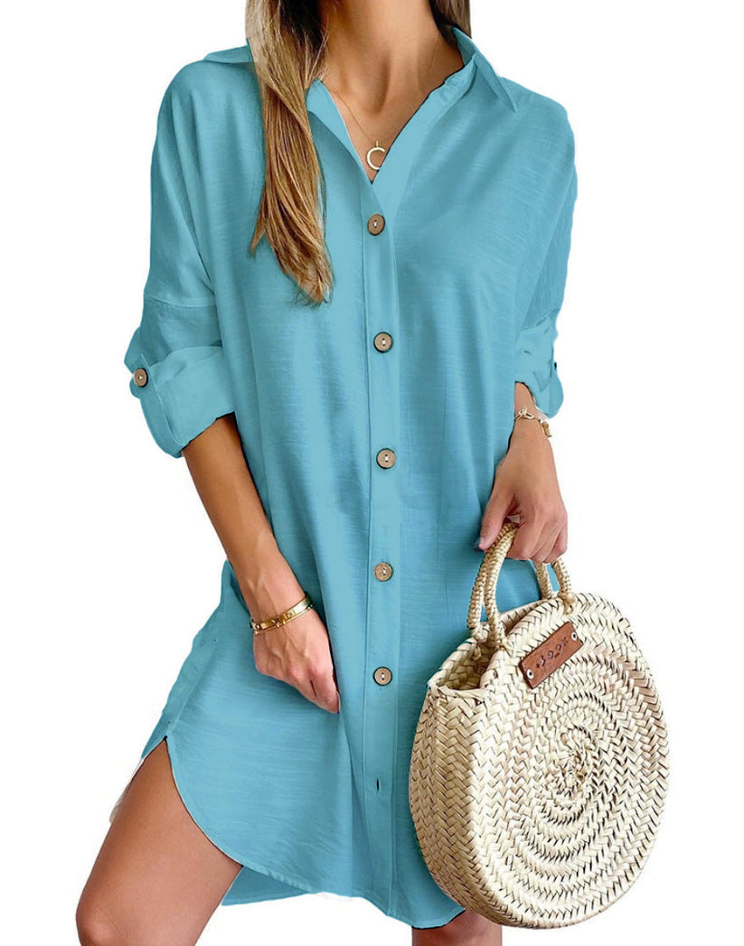 Nova Robe Chemise Femme – Lehké letní šaty s neformální elegancí a volným střihem