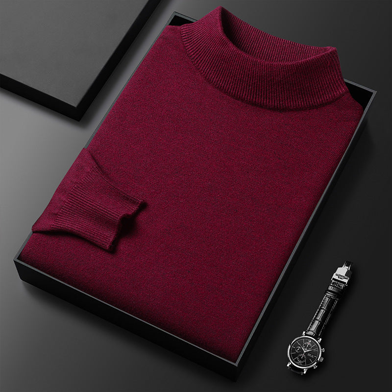 Ryan Pull Homme Zima Poloviční stojáček – Teplá pletenina a elegantní styl