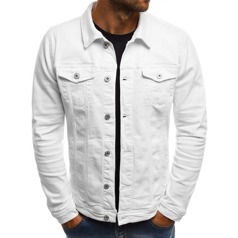 Ethan Veste en Jean Homme – Classique Moderne en Denim de Haute Qualité avec Poches