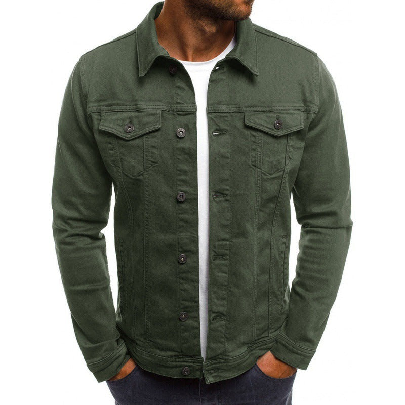 Ethan Veste en Jean Homme – Classique Moderne en Denim de Haute Qualité avec Poches