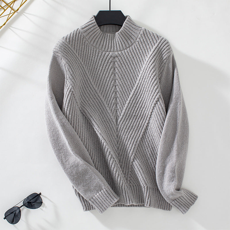 Margaret Pull Femme – Tricot Doux à Demi-Col Roulé Élégant & Confort Automne/Hiver