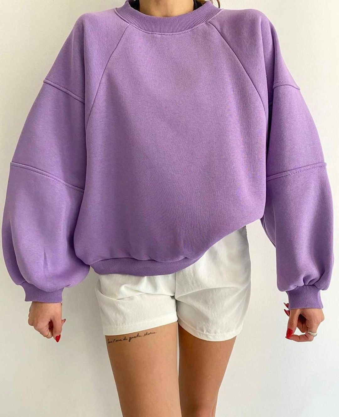 Felpa da donna Julieta – Felpa oversize in morbido e moderno misto cotone con uno stile casual