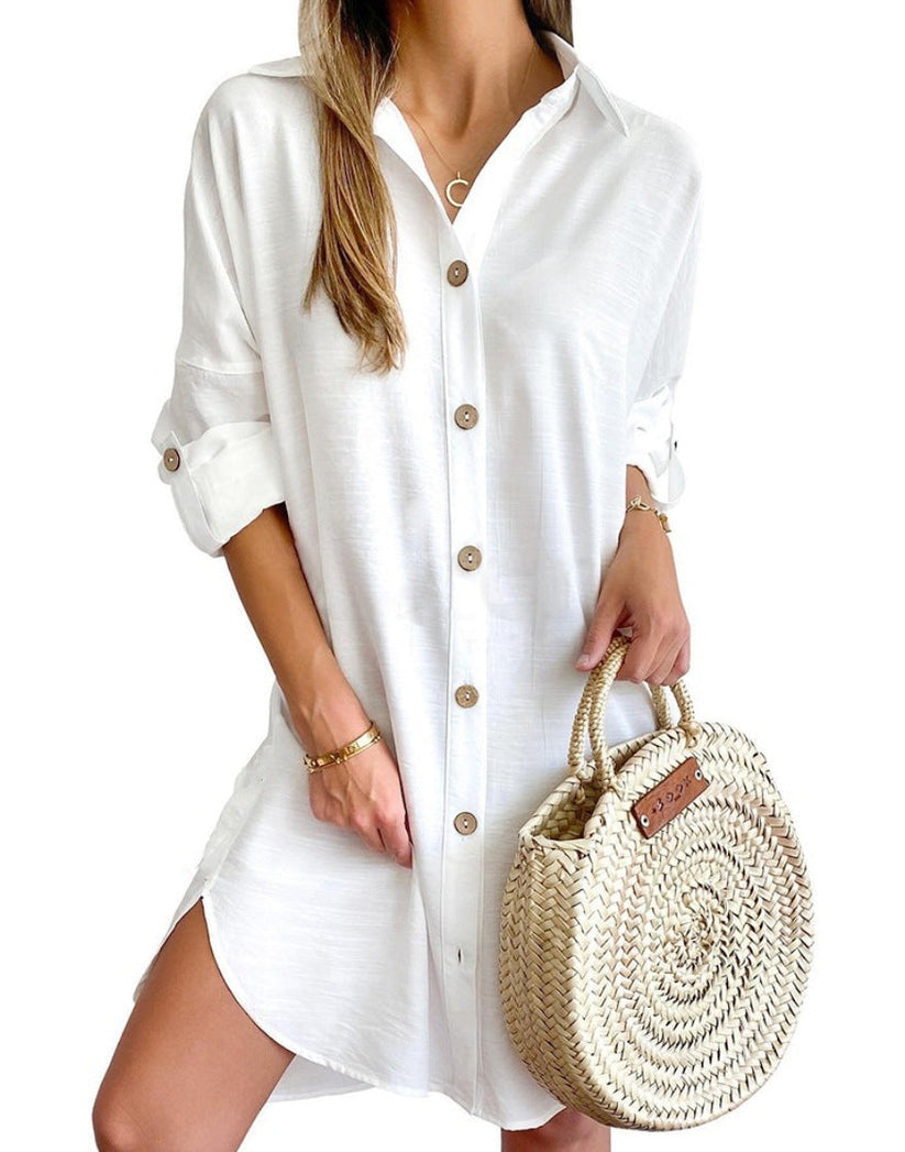 Nova Robe Chemise Femme – Lehké letní šaty s neformální elegancí a volným střihem