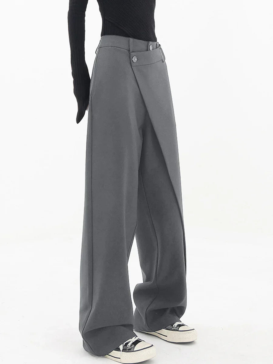 Emma Pantalon Ample Femme – Pantalon Large Confortable & Respirant pour un Look Décontracté et Stylé