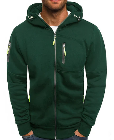 Ealdred Herenvest – Comfortabele Rits-Hoodie van Premium Katoen & Moderne Stijl