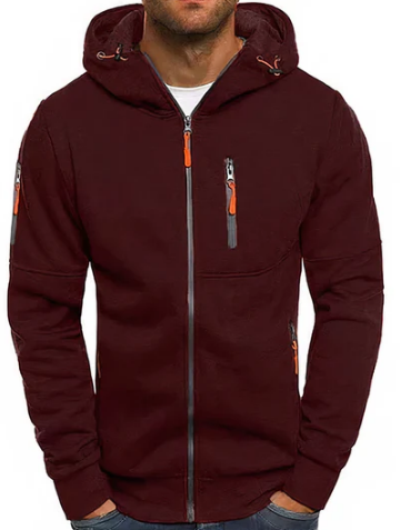 Ealdred Herenvest – Comfortabele Rits-Hoodie van Premium Katoen & Moderne Stijl