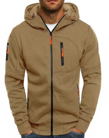 Ealdred Herenvest – Comfortabele Rits-Hoodie van Premium Katoen & Moderne Stijl