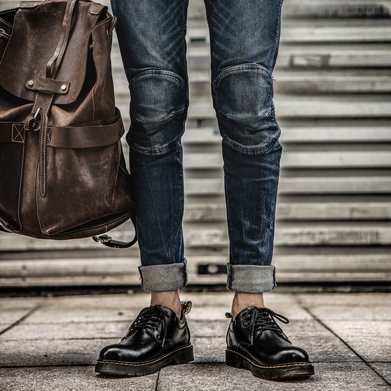 Enzo Chaussures Homme Casual – Model jos cu șireturi și talpă durabilă pentru uz zilnic