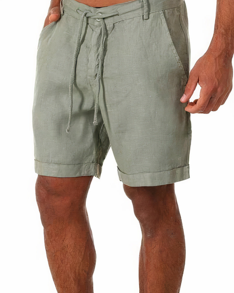 Iven Short Homme – Pantacourt Décontracté Léger pour Été, Plage & Ville