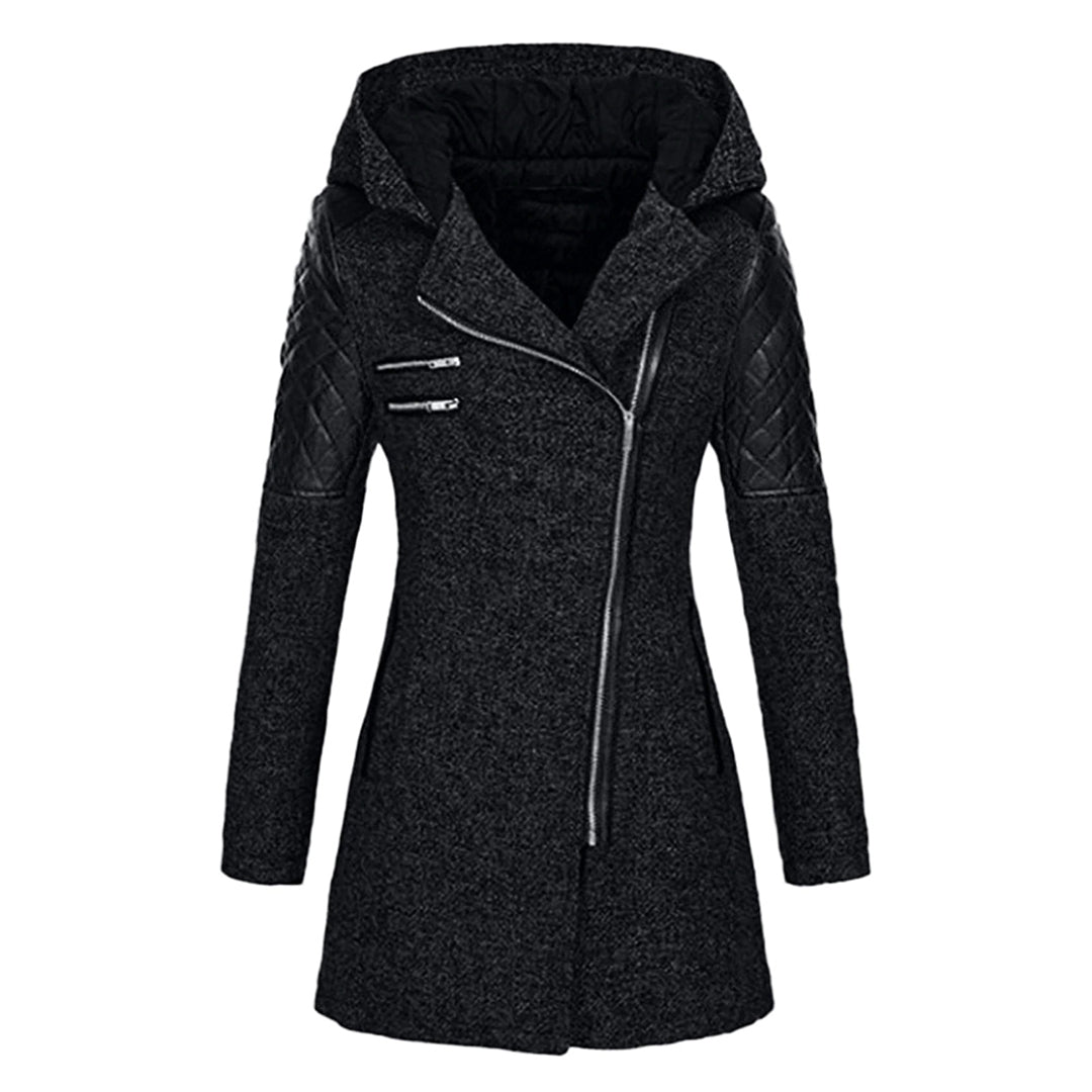 Jhey női hosszú téli kabát – Meleg kapucnis dizájn elegáns szabással a hideg időre