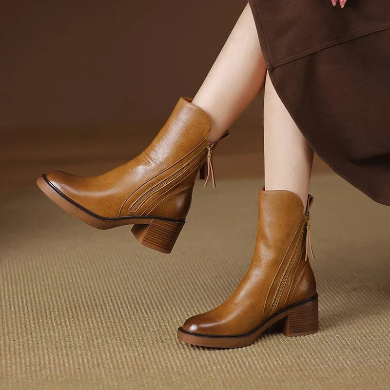 Kailani Bottines Femme – Elegantní a odolné prémiové kožené boty v nadčasovém stylu