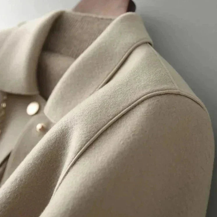 Casaco Feminino Elegante Emilie – Casaco em Algodão Sofisticado e Versátil com Estilo Intemporal