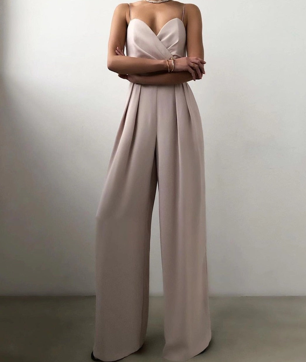Mirielle Combinaison Femme – Bretelles Ajustables & Design Minimaliste pour Confort Chic