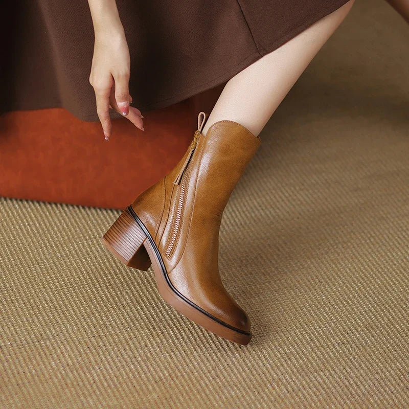 Kailani Bottines Femme – Elegantní a odolné prémiové kožené boty v nadčasovém stylu