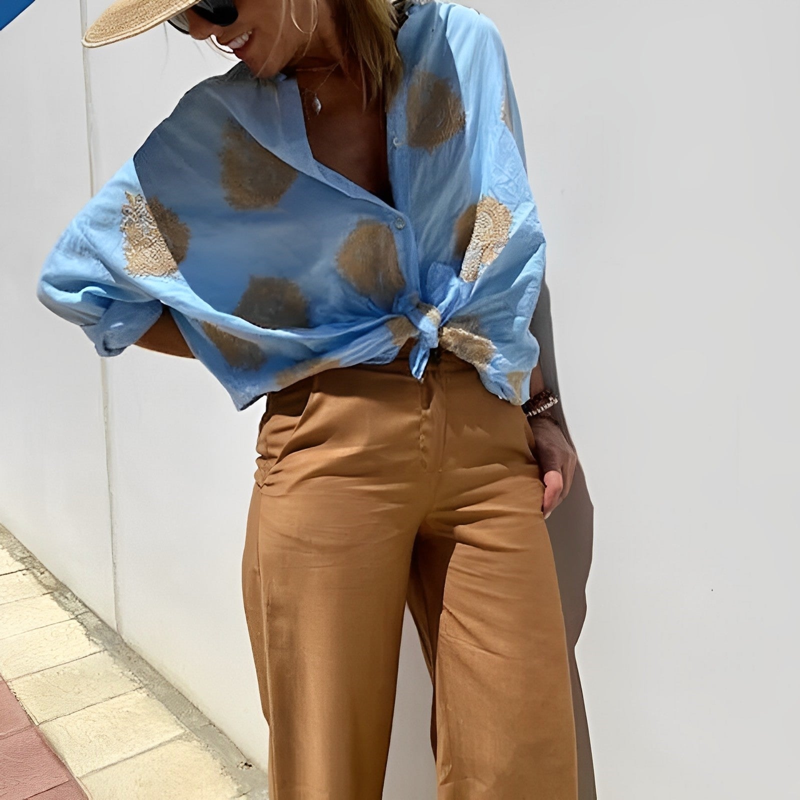 Blusa Bohemia Mujer Agnes – Top Estival Ligero con Corte Desenfadado y Estilo Femenino Boho
