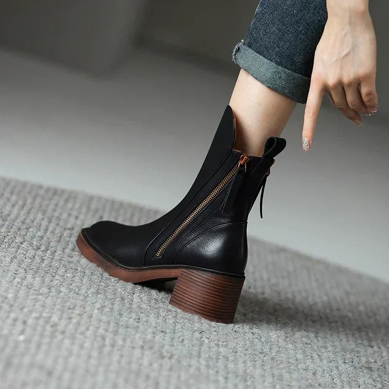 Kailani Bottines Femme – Elegantní a odolné prémiové kožené boty v nadčasovém stylu