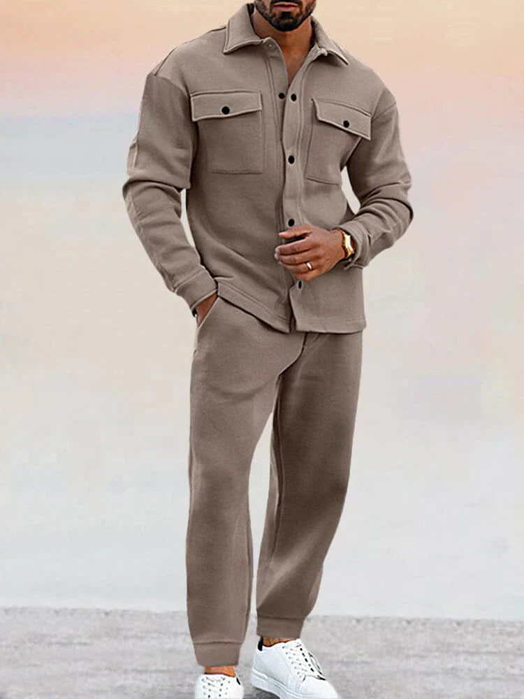 James Ensemble Costume Classique Homme – Blazer Ajusté & Pantalon Assorti pour Affaires ou Événements Formels