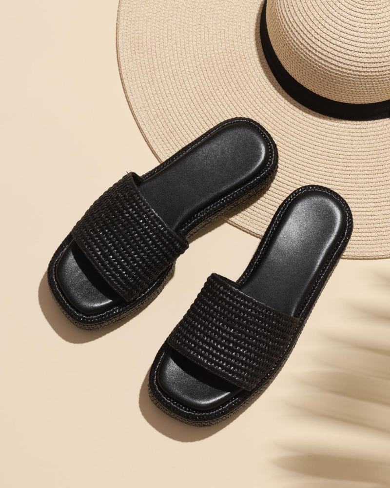 Tessa női szandál – platformos espadrille slip-on, bohém nyári stílus