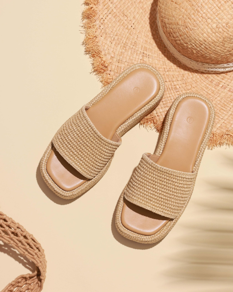 Tessa női szandál – platformos espadrille slip-on, bohém nyári stílus
